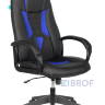 Кресло игровое Бюрократ VIKING-8N/BL-BLUE черный/синий искусственная кожа геймерское