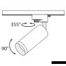 Трековый светильник Technical TR004-1-GU10-B