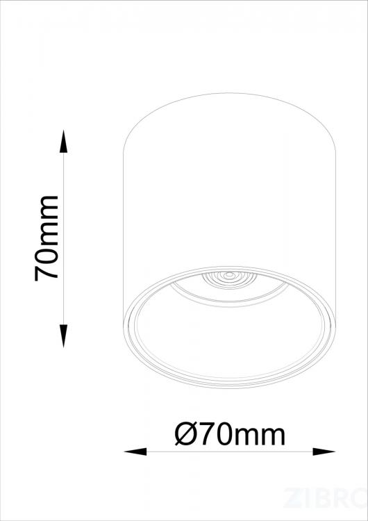 Потолочный светильник Technical C064CL-L12B4K