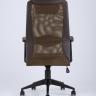 Компьютерное кресло TopChairs Studio офисное коричневое в обивке из экокожи и текстиля с сеткой, механизм качания To Компьютерное кресло TopChairs Studio офисное коричневое в обивке из экокожи и текстиля с сеткой, механизм качания To