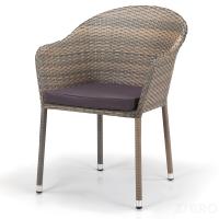 Кресло из иск. ротанга Y375G-W1289 Pale