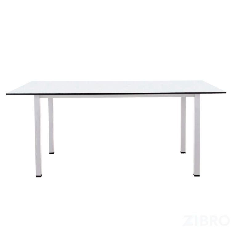 Стол обеденный ST45 белый/HPL белый, 180x90