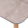 Стол обеденный 29 Gray Marble раскладной 120-150*75 серый мрамор