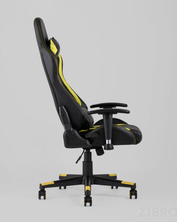 Игровое кресло компьютерное TopChairs Cayenne желтое геймерское