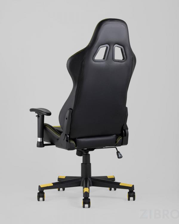 Игровое кресло компьютерное TopChairs Cayenne желтое геймерское