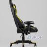 Игровое кресло компьютерное TopChairs Cayenne желтое геймерское