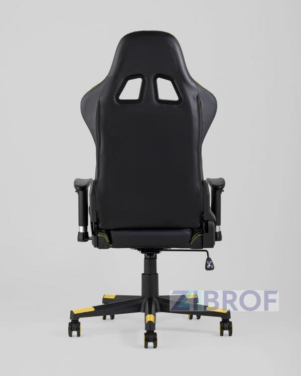 Игровое кресло компьютерное TopChairs Cayenne желтое геймерское