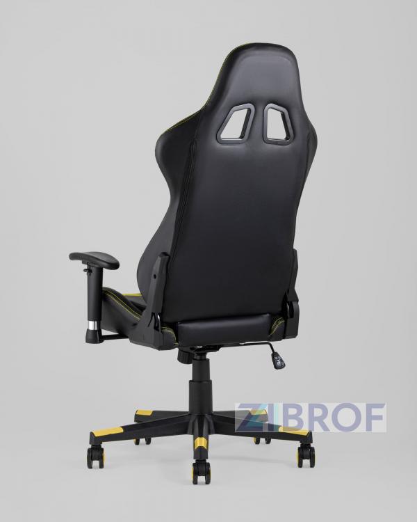 Игровое кресло компьютерное TopChairs Cayenne желтое геймерское