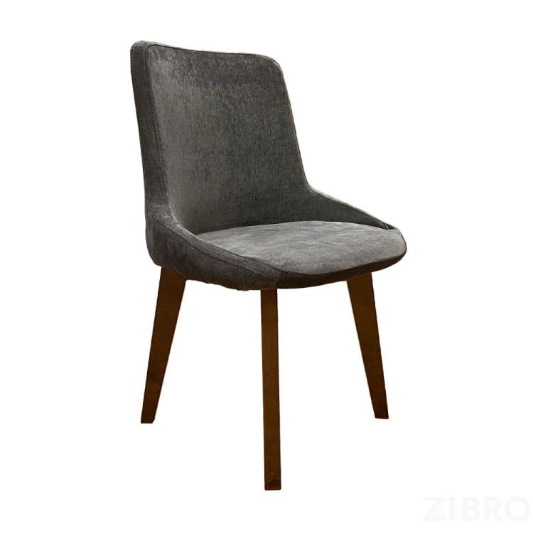 Стул Друз, ткань Velvet Lux 100 цвет серый