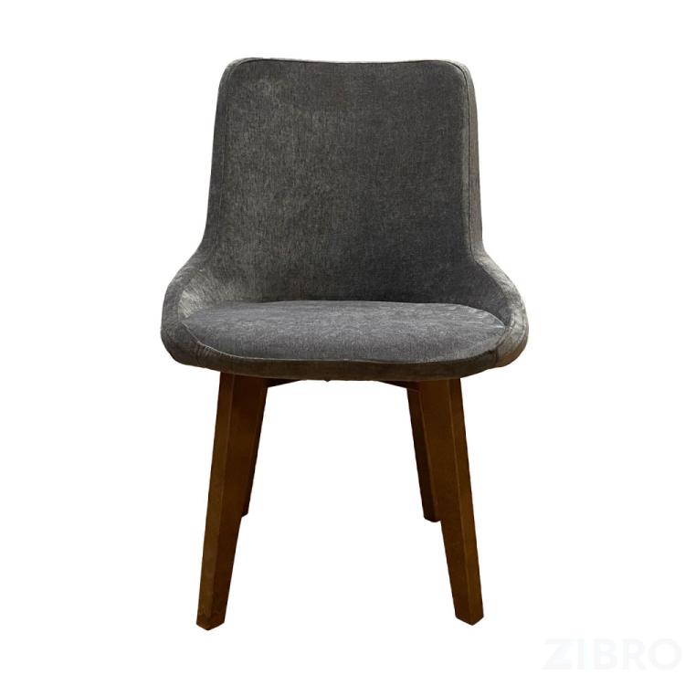 Стул Друз, ткань Velvet Lux 100 цвет серый