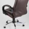 Компьютерное кресло TopChairs Atlant офисное коричневое обивка экокожа, механизм качания Top Gun коричневый