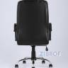 Компьютерное кресло TopChairs Atlant офисное черное обивка экокожа, механизм качания Top Gun пятилучье