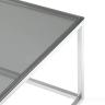 Журнальный стол 120*60 ТАУН серебро каркас нержавеющая сталь столешница закаленное стекло Журнальный стол 120*60 ТАУН серебро каркас нержавеющая сталь столешница закаленное стекло