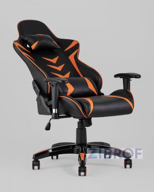 Игровое кресло компьютерное TopChairs Corvette оранжевое геймерское Игровое кресло компьютерное TopChairs Corvette оранжевое геймерское