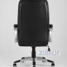 Компьютерное кресло TopChairs Control офисное черное обивка экокожа, механизм качания Top Gun