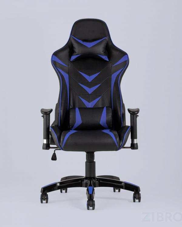 Игровое кресло компьютерное TopChairs Corvette синее геймерское