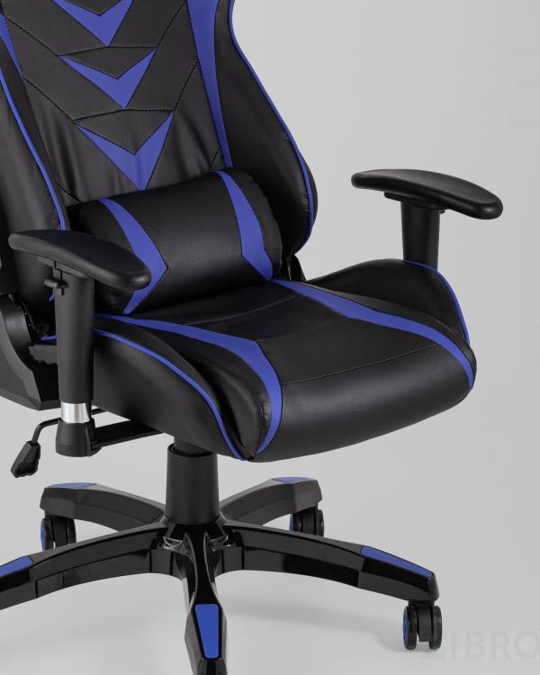 Игровое кресло компьютерное TopChairs Corvette синее геймерское