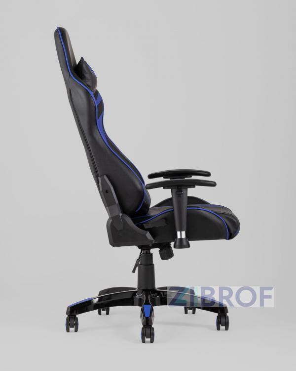 Игровое кресло компьютерное TopChairs Corvette синее геймерское