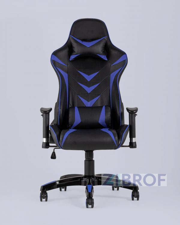 Игровое кресло компьютерное TopChairs Corvette синее геймерское