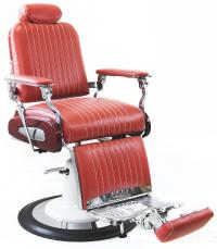 Мужское парикмахерское кресло - 015 Red-Lux