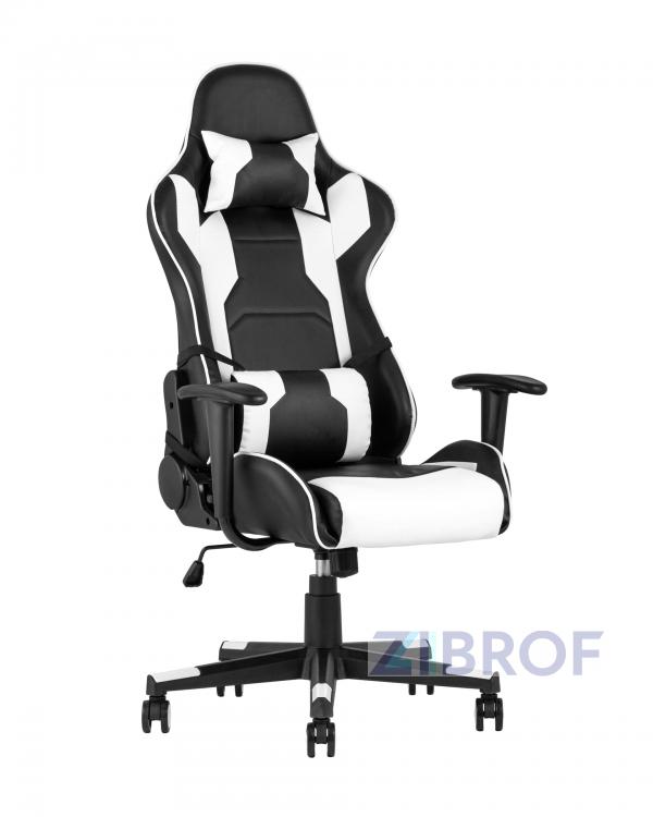Игровое кресло компьютерное TopChairs Diablo белое геймерское