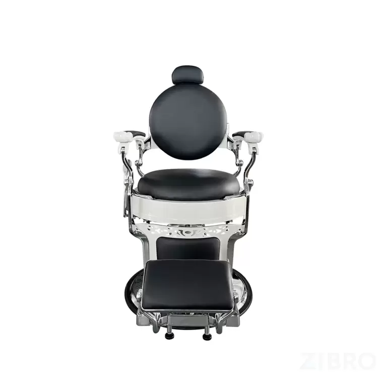ВИНТАЖНОЕ БАРБЕР КРЕСЛО VINTAGE 004 (WHITE) BLACK