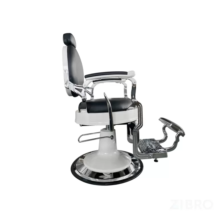 ВИНТАЖНОЕ БАРБЕР КРЕСЛО VINTAGE 004 (WHITE) BLACK