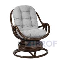 Кресло-качалка KARA с подушкой Орех