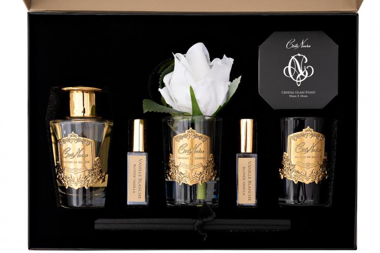 96CN-GP001 Набор подарочный Ваниль/Blonde vanilla - диффузор 90 мл, роза иск., спрей 2*5мл,свеча 75г 96CN-GP001 Набор подарочный Ваниль/Blonde vanilla - диффузор 90 мл, роза иск., спрей 2*5мл,свеча 75г