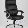 TopChairs Power офисное черное, обивка из экокожи, механизм регулировки Top Gun