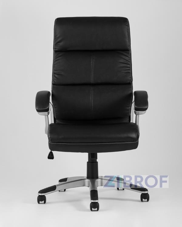 TopChairs Power офисное черное, обивка из экокожи, механизм регулировки Top Gun