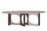 58DB-24236 Стол обеденный Травертин (Travertine), столешница травертин 240*110*76см