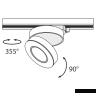 Трековый светильник Technical TR006-1-12W3K-B