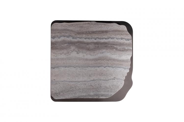 58DB-04056 Стол журнальный Травертин (Travertine) 60*60*48см
