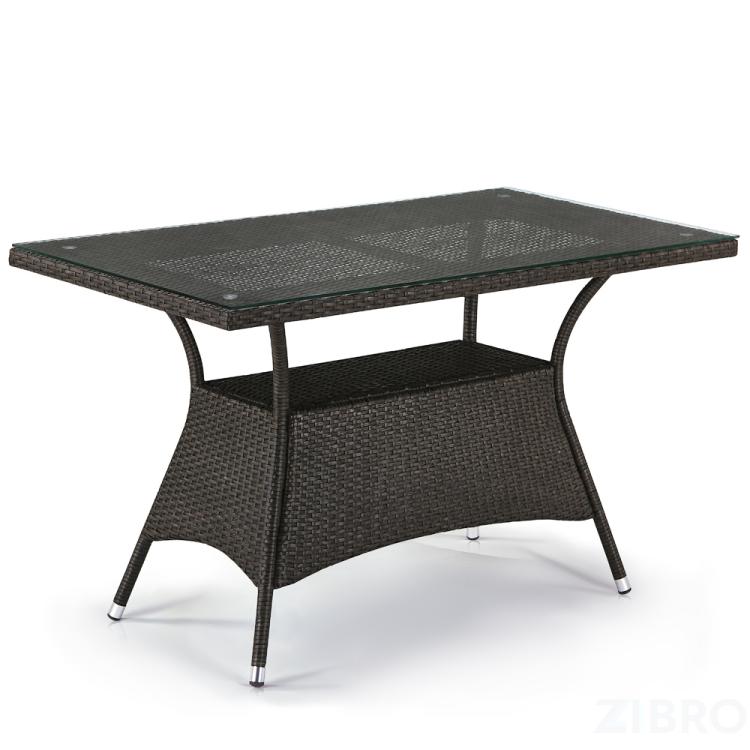 Стол из иск. ротанга T198D-W53-130x70 Brown