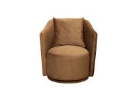 Кресло Верона Базовая(Verona Basic/VD) вращающееся велюр коричн. Colt004-KOR 70*77*80см