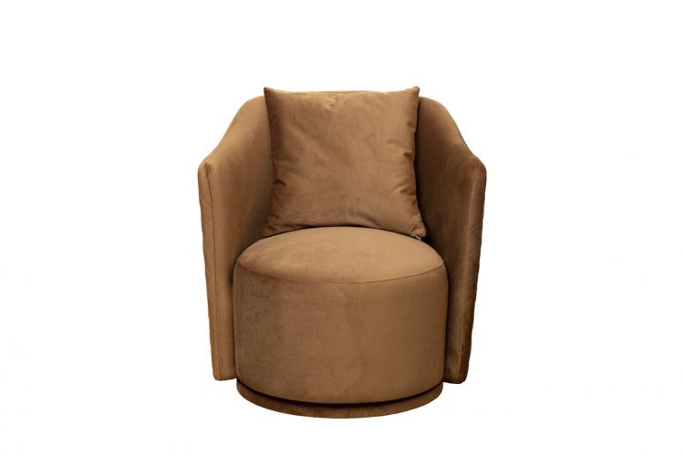 Кресло Верона Базовая(Verona Basic/VD) вращающееся велюр коричн. Colt004-KOR 70*77*80см Кресло Верона Базовая(Verona Basic/VD) вращающееся велюр коричн. Colt004-KOR 70*77*80см