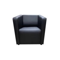 Кресло Итон, искусственная кожа, цвет черный Ecotex 3001