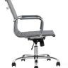 Компьютерное кресло TopChairs City S офисное серое, обивка экокожа, механизм качания и регулировки по высоте