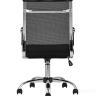 Компьютерное кресло TopChairs Clerk офисное черное в обивке из экокожи, механизм качания Top Gun