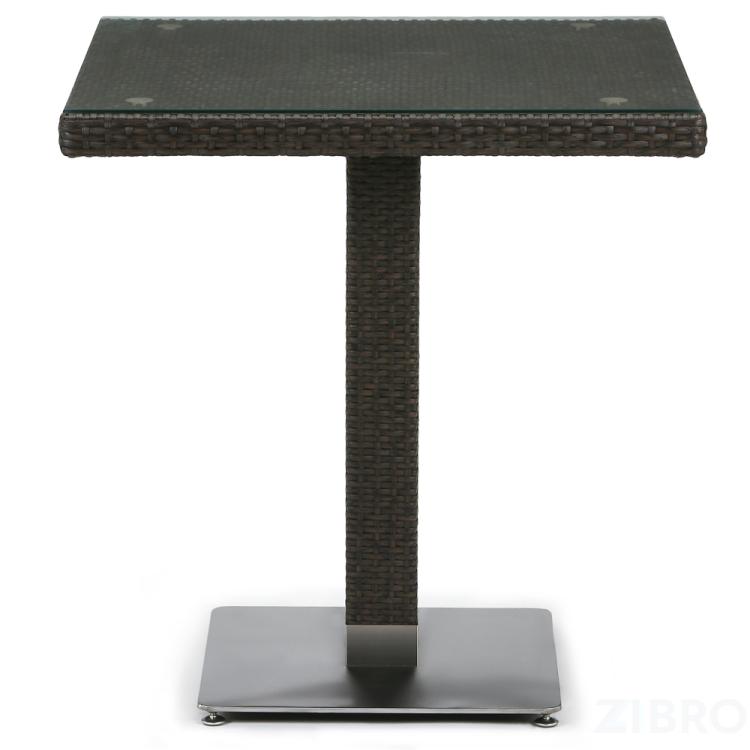 Стол из иск. ротанга T605SWT-W53-70x70 Brown