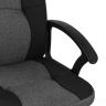 Компьютерное кресло TopChairs Comfort офисное черное в текстильной обивке с механизмом регулировки по высоте