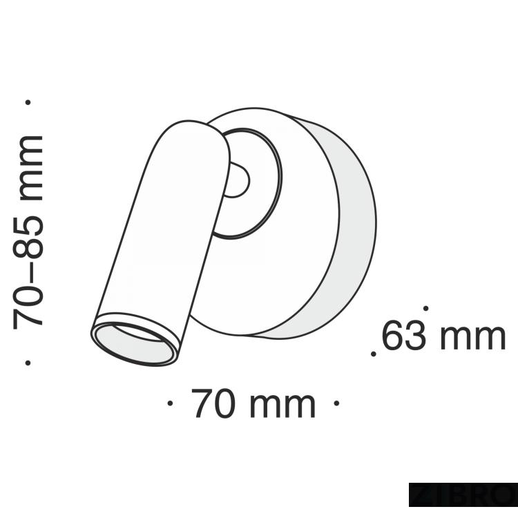 Настенный светильник (бра) Technical C038WL-L3W3K