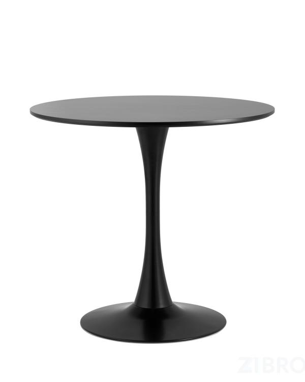 Стол Tulip D80 черный