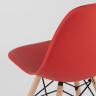 Стул Style DSW красный, литой полипропилен, стальной каркас, натуральный массив бука Стул Style DSW красный, литой полипропилен, стальной каркас, натуральный массив бука