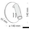 Настенный светильник (бра) Technical C176-WL-01-6W-B