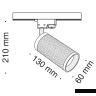 Трековый светильник Technical TR011-1-GU10-B