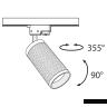 Трековый светильник Technical TR011-1-GU10-B