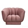 Кресло Fabio велюр розовый Colton 007-ROS 104*96*74см