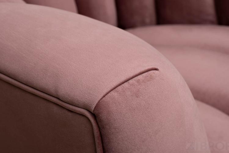 Кресло Fabio велюр розовый Colton 007-ROS 104*96*74см